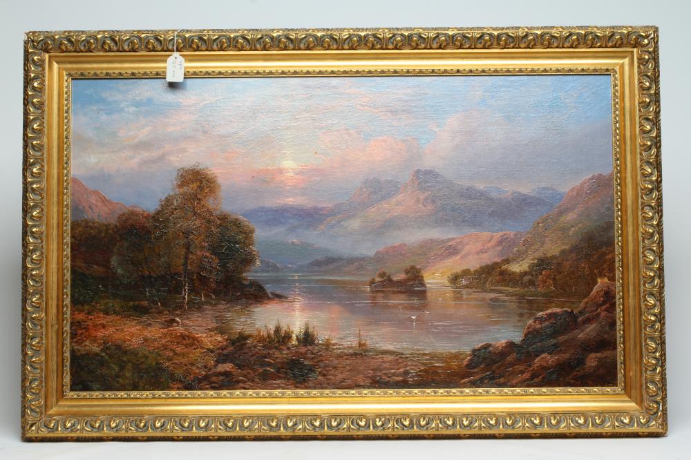 Clarence Roe (1850-1909) Rydal Water, Westmoreland, signed lower right, inscribed with title verso, Image