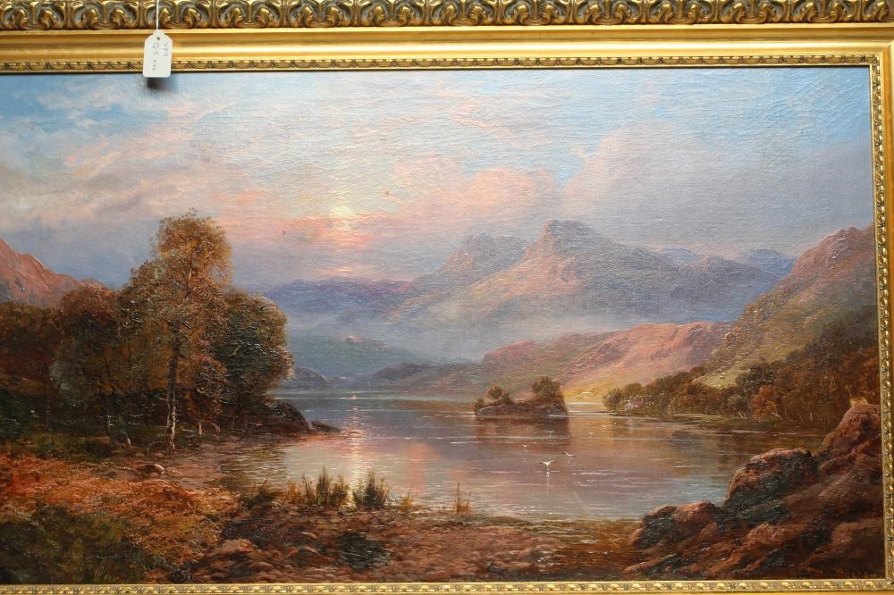 Clarence Roe (1850-1909) Rydal Water, Westmoreland, signed lower right, inscribed with title verso, Image