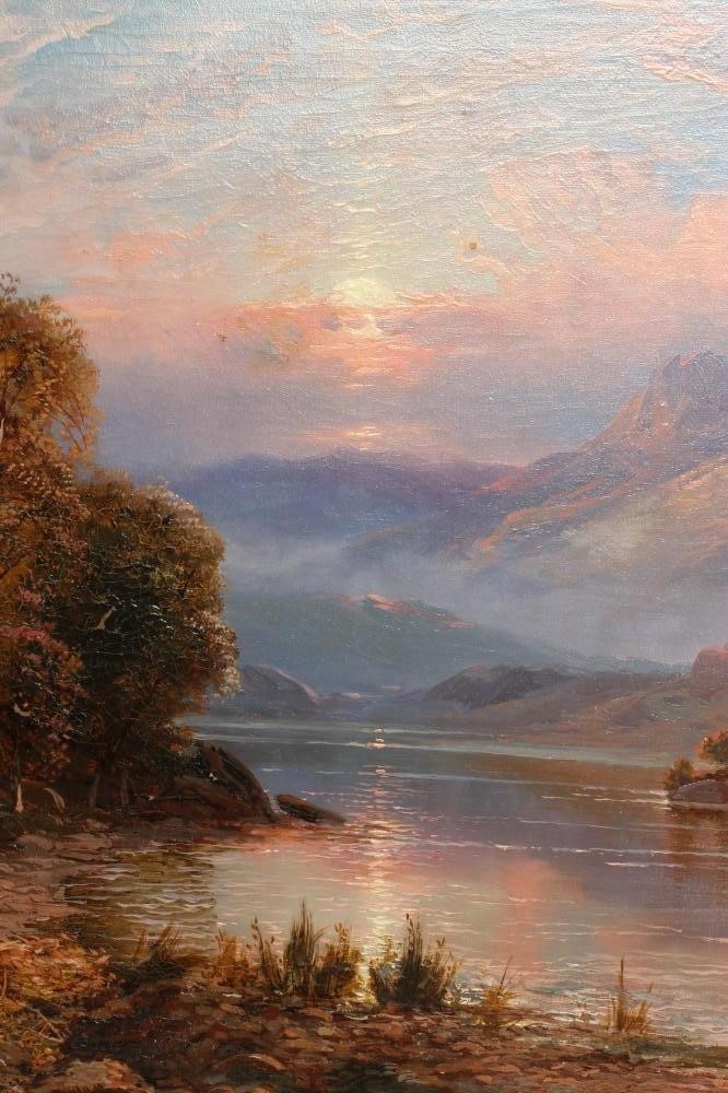 Clarence Roe (1850-1909) Rydal Water, Westmoreland, signed lower right, inscribed with title verso, Image