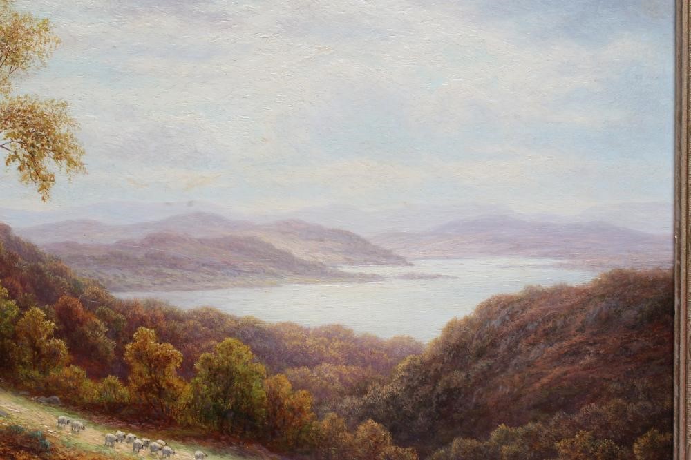 William Mellor (1851-1931) Windermere from the Hills, Westmoreland, signed lower left, inscribed Image