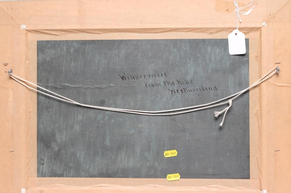 William Mellor (1851-1931) Windermere from the Hills, Westmoreland, signed lower left, inscribed Image