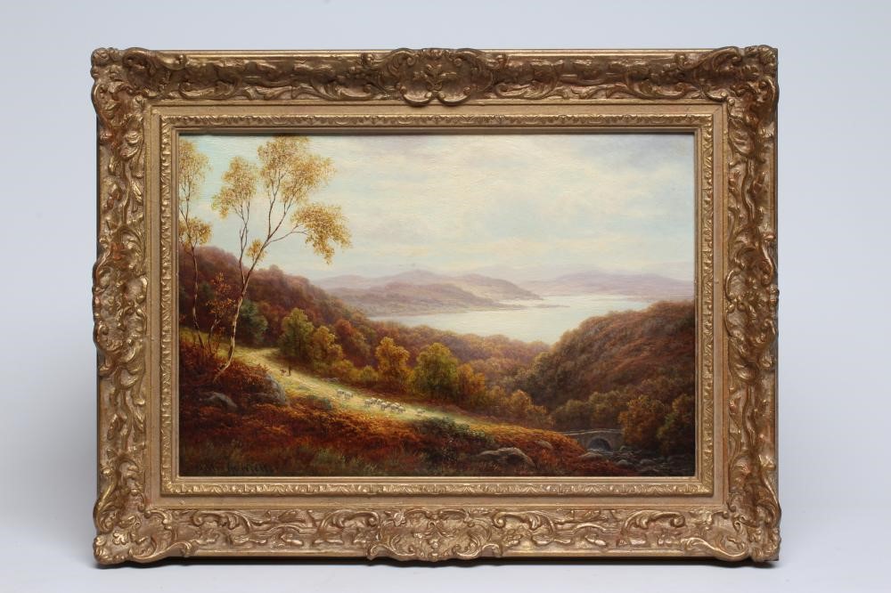 William Mellor (1851-1931) Windermere from the Hills, Westmoreland, signed lower left, inscribed Image