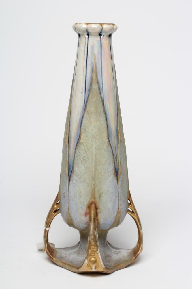 A PAUL DACHSEL AMPHORA EARTHENWARE SECESSIONIST VASE Image