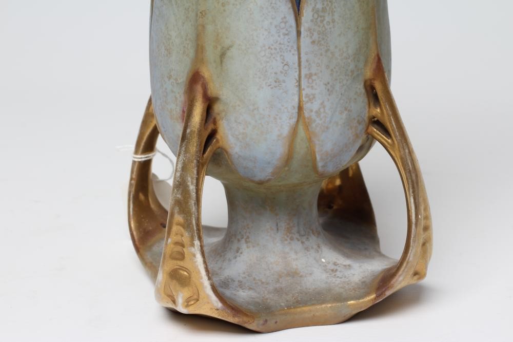 A PAUL DACHSEL AMPHORA EARTHENWARE SECESSIONIST VASE Image