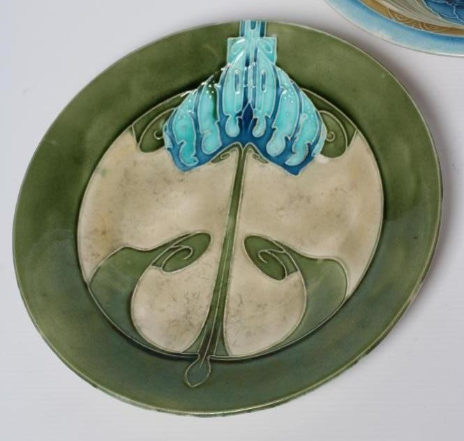 THREE MINTONS LTD. EARTHENWARE SECESSIONIST PLATES Image