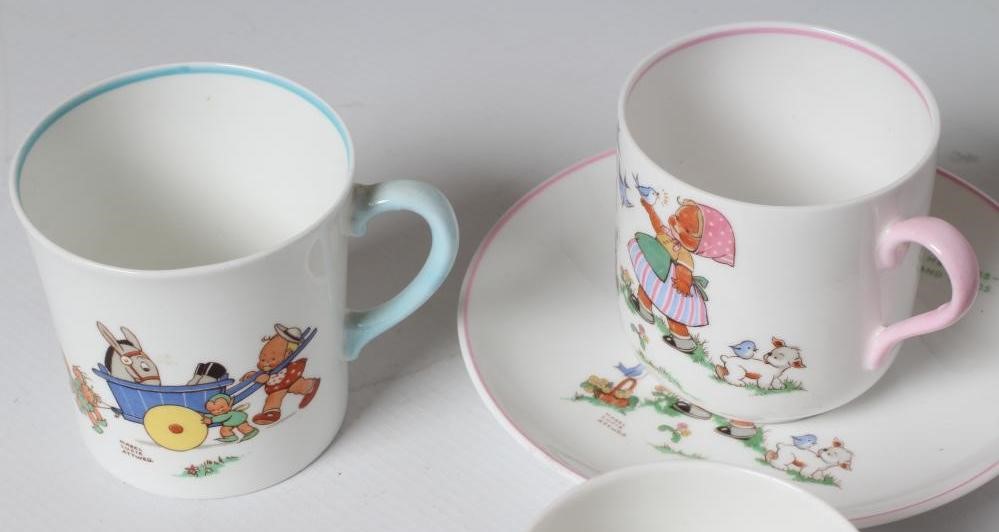 A COLLECTION OF MABEL LUCIE ATTWELL SHELLEY NURSERY CHINA Image