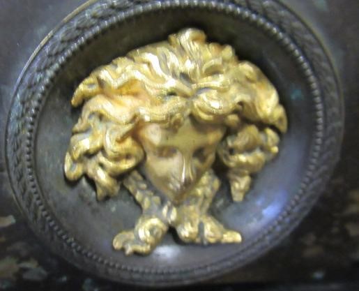 A FRENCH GILT AND PATINATED BRONZE MANTEL CLOCK BY BREGUET Image