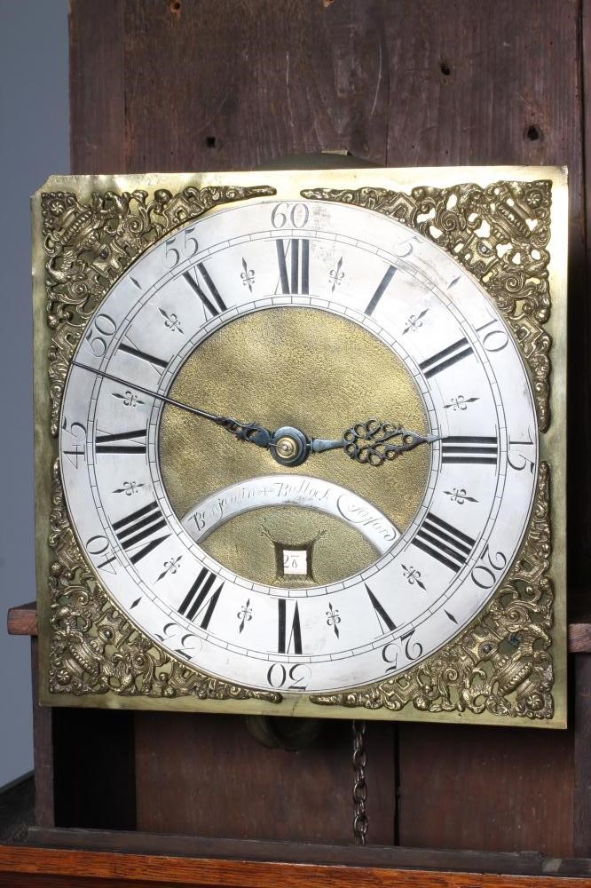 AN OAK LONGCASE CLOCK SIGNED BENJAMIN BULLOCK AYFORD Image