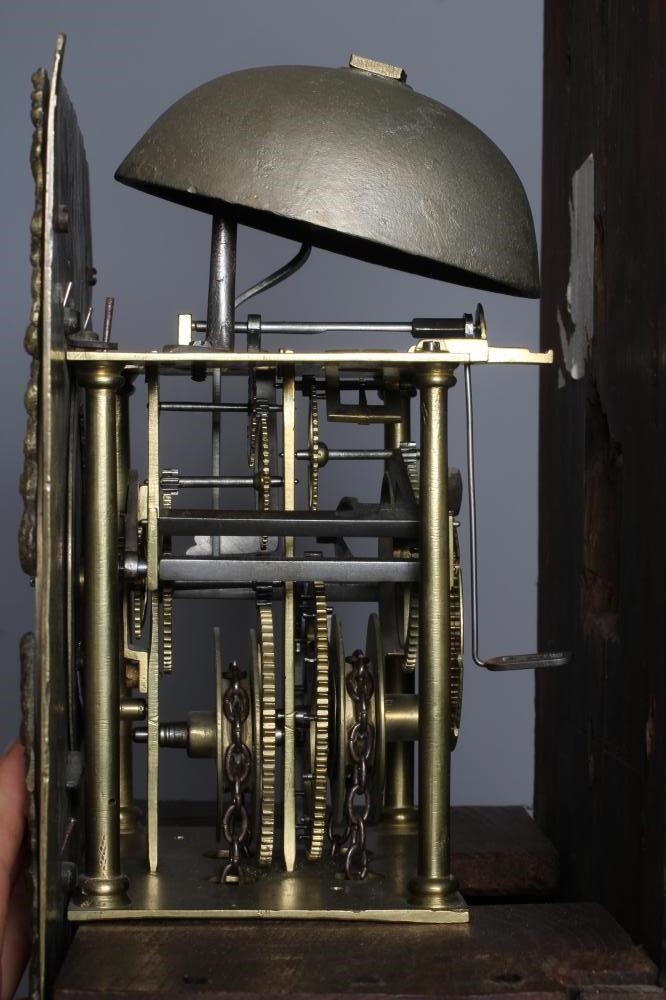 AN OAK LONGCASE CLOCK SIGNED BENJAMIN BULLOCK AYFORD Image