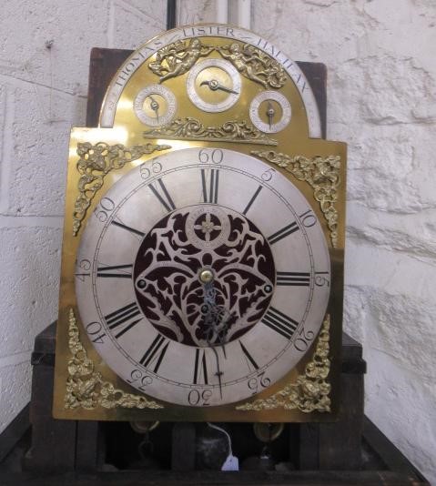 A MAHOGANY CHIMING LONGCASE CLOCK Image