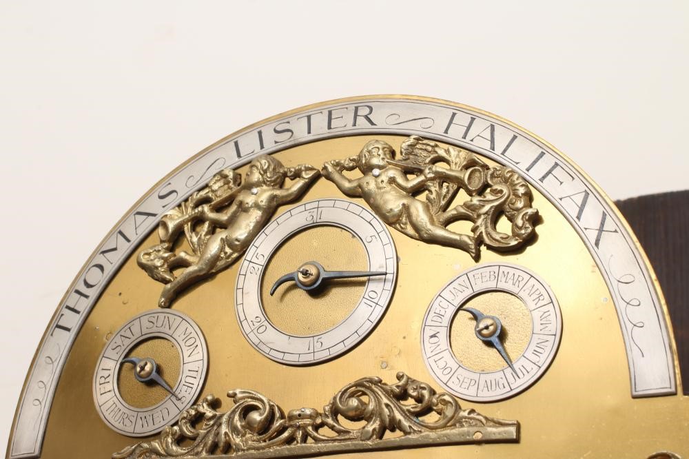 A MAHOGANY CHIMING LONGCASE CLOCK Image