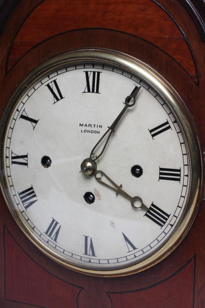 A MAHOGANY CASED MANTEL CLOCK Image