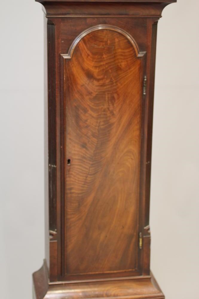 A MAHOGANY LONGCASE CLOCK SIGNED J. SHARP Image