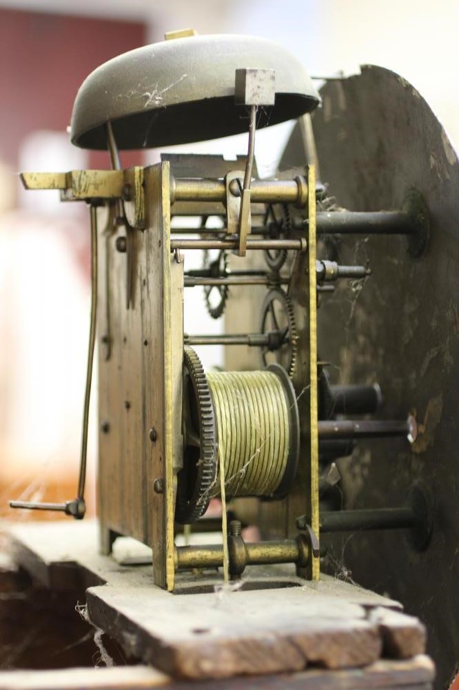 A MAHOGANY LONGCASE CLOCK SIGNED J. SHARP Image