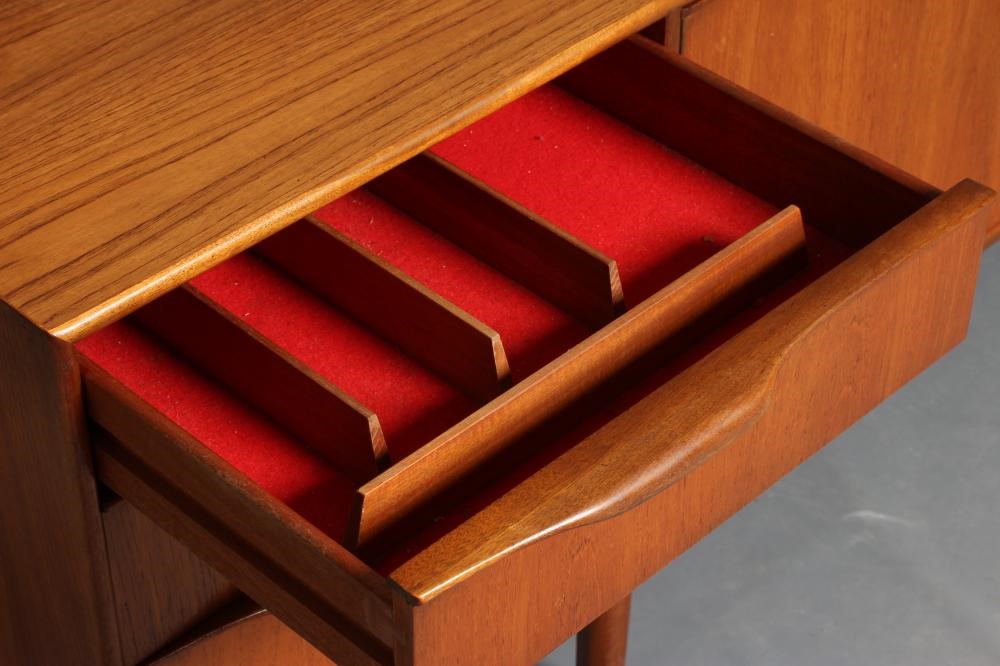 AN H. MCINTOSH & CO. KIRKCALDY TEAK LONG SIDEBOARD Image