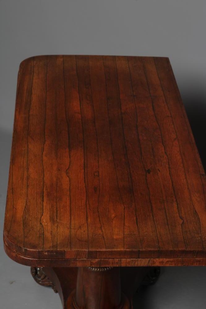 A REGENCY ROSEWOOD FOLDING CARD TABLE Image