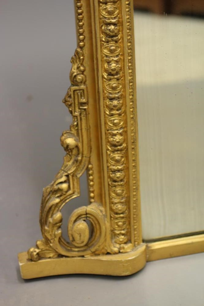 A VICTORIAN GILT GESSO PIER MIRROR Image