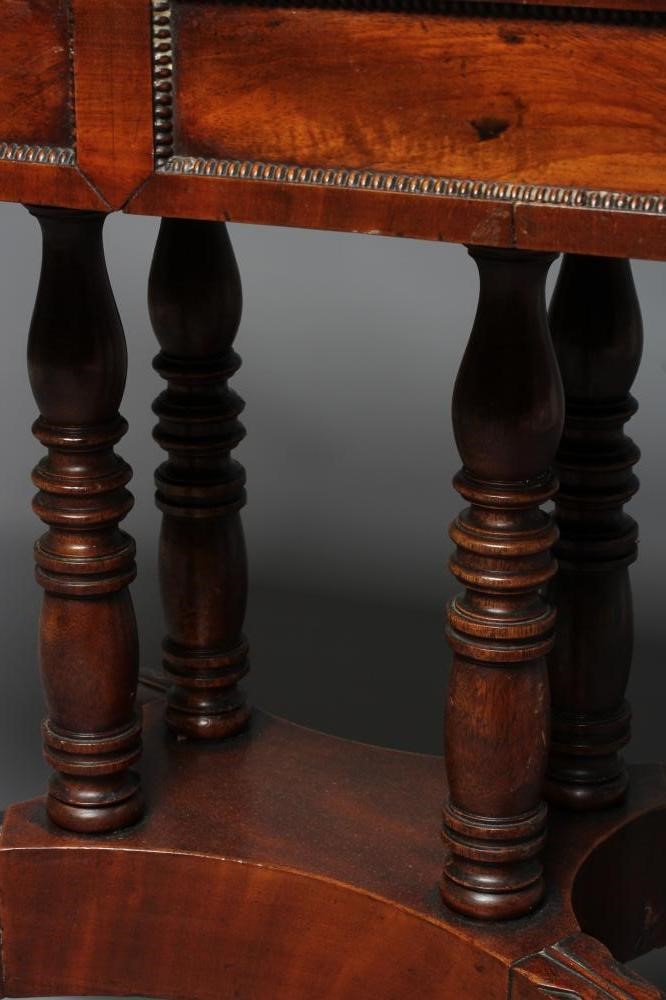 A REGENCY MAHOGANY FOLDING CARD TABLE Image
