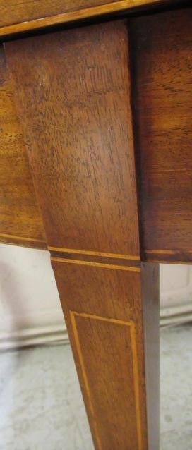 A GEORGIAN MAHOGANY FOLDING TEA TABLE Image