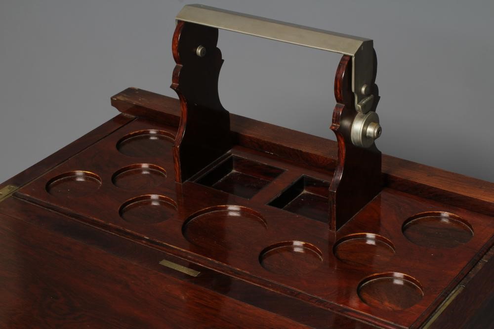 A MAPLE & CO. LONDON ROSEWOOD COCKTAIL CABINET Image