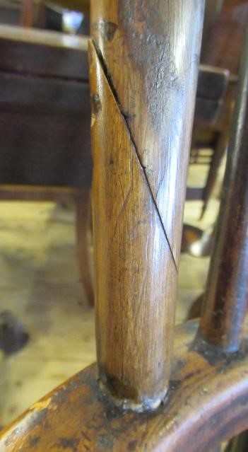 A YEW, ASH AND ELM WINDSOR ARMCHAIR, 19th century, Image