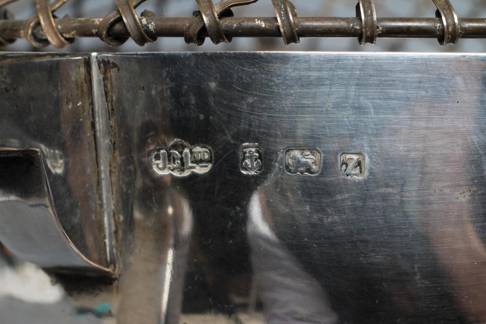 AN ART DECO SILVER TWO HANDLED TROPHY CUP Image