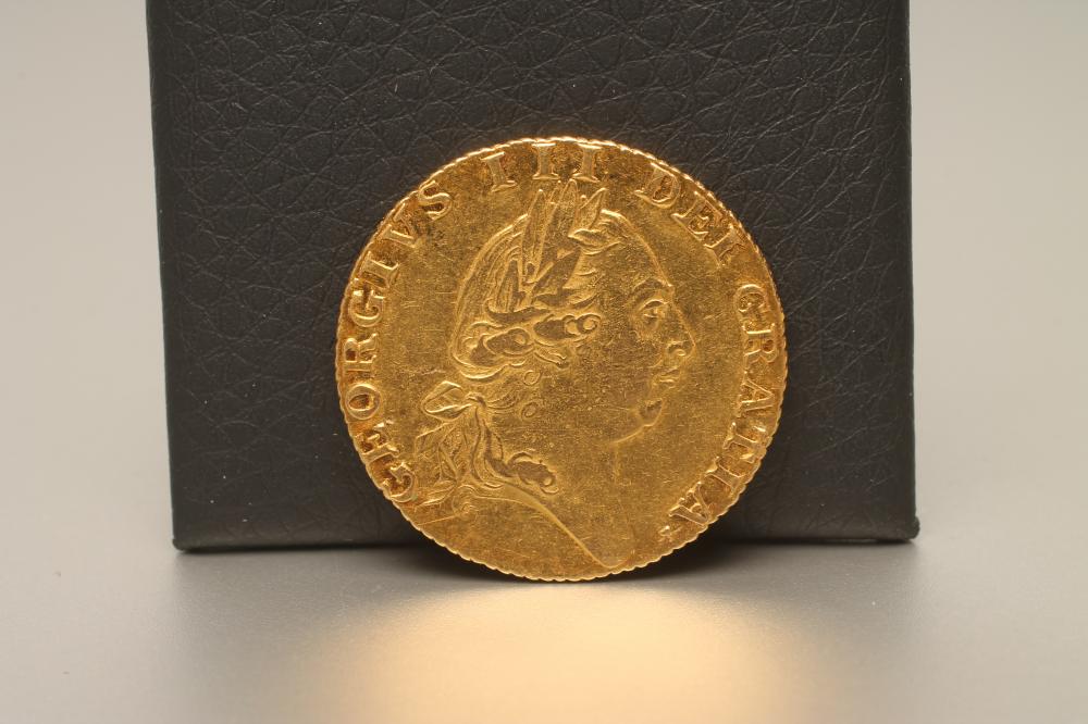 A GEORGE III GOLD SPADE GUINEA Image