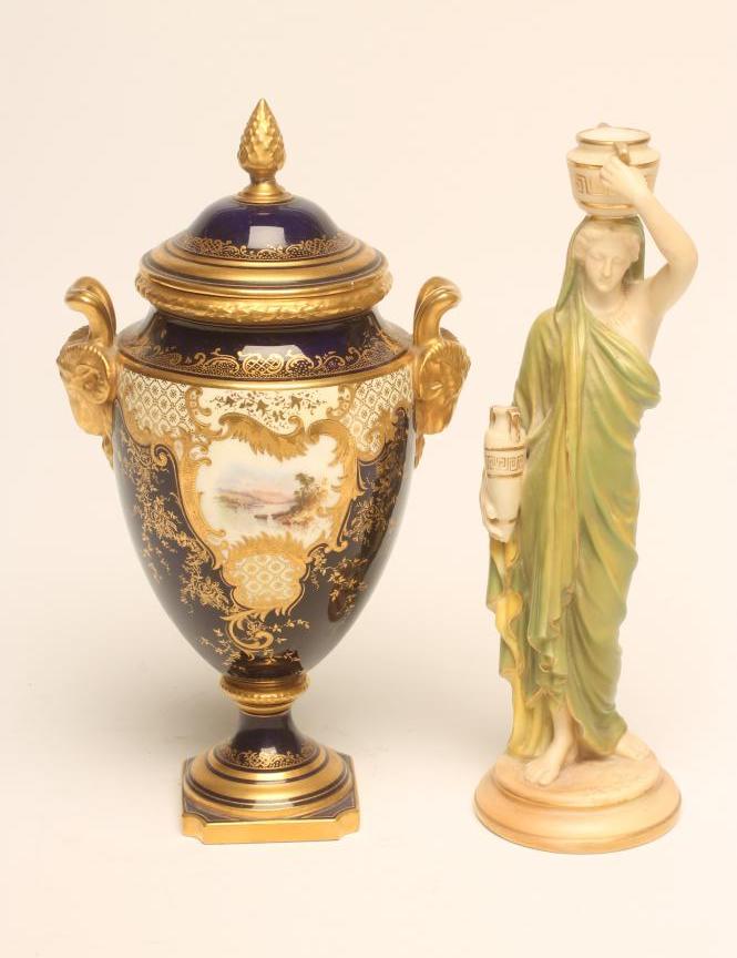 A ROYAL WORCESTER CHINA FIGURE Image