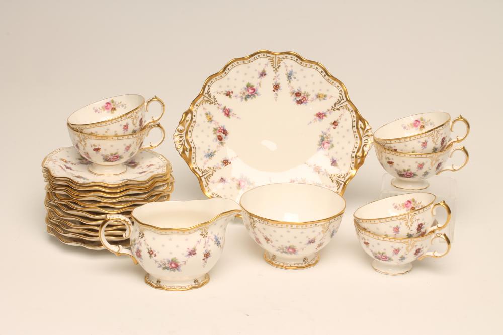 A ROYAL CROWN DERBY CHINA TEA SERVICE Image