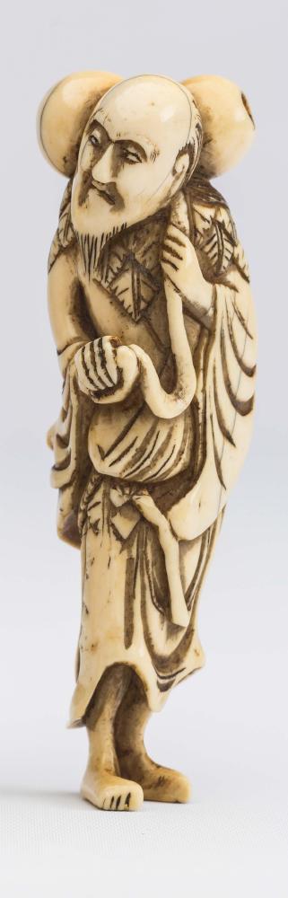 A JAPANESE IVORY NETSUKE Image