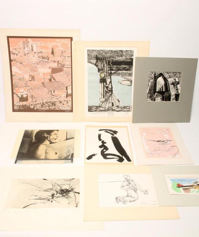 A PORTFOLIO OF WORK comprising watercolours Image