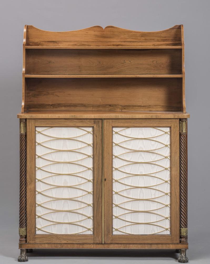 A REGENCY MAHOGANY CHIFFONIER Image