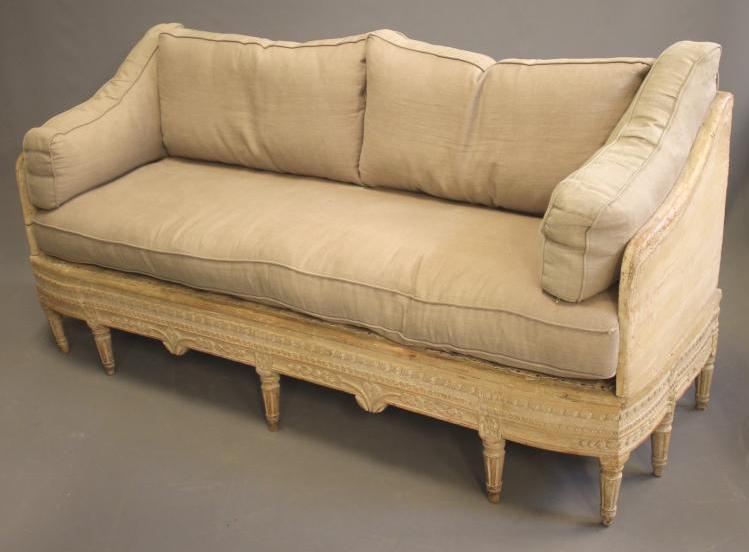 A GUSTAVIAN SOFA in painted pine Image