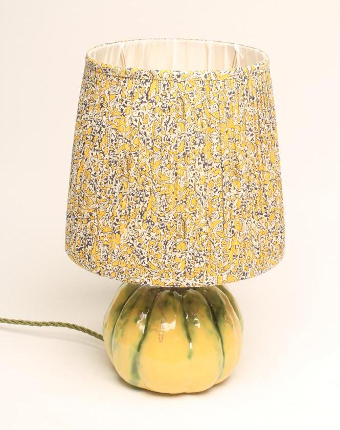 A PORTA ROMANA POTTERY ELECTRIC LAMP BASE Image