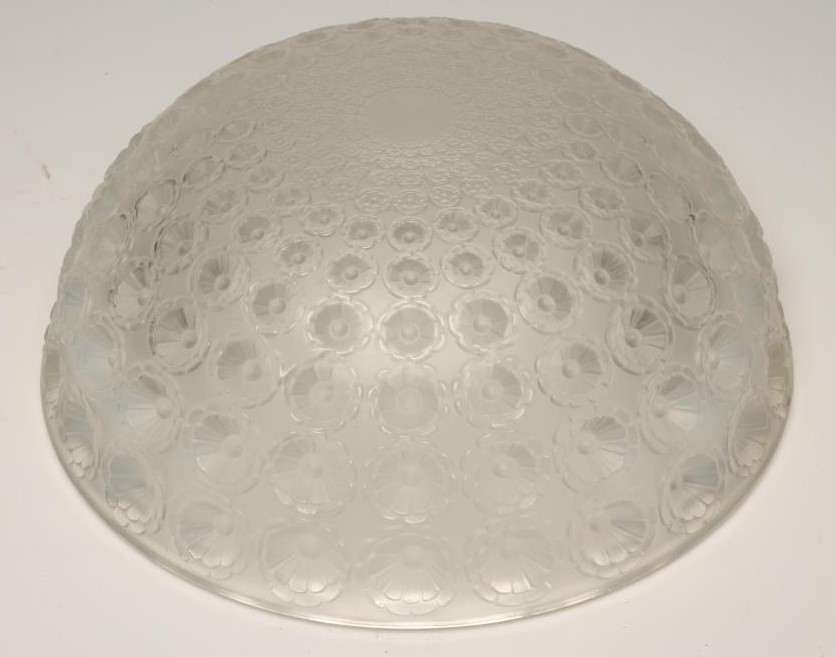 "NEMOURS" - A LALIQUE OPALESCENT BOWL of plain circular form Image