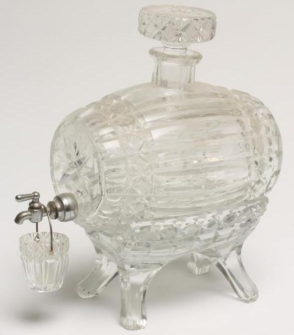 A SPIRIT BARREL ON STAND Image