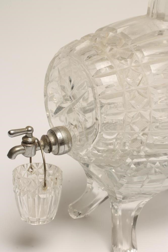 A SPIRIT BARREL ON STAND Image