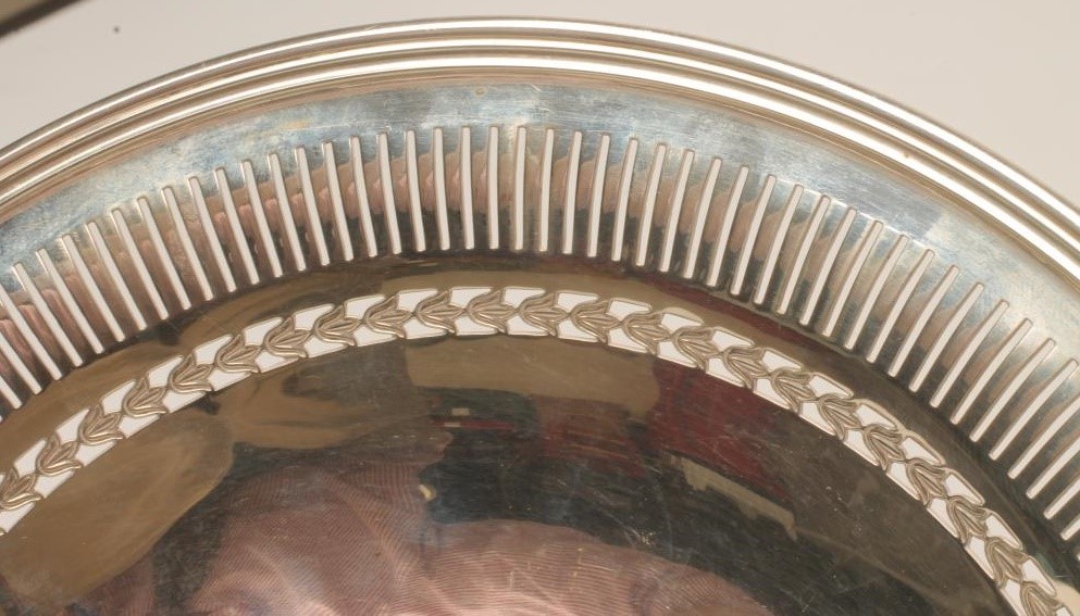 *A LOW PEDESTAL SILVER TAZZA Image