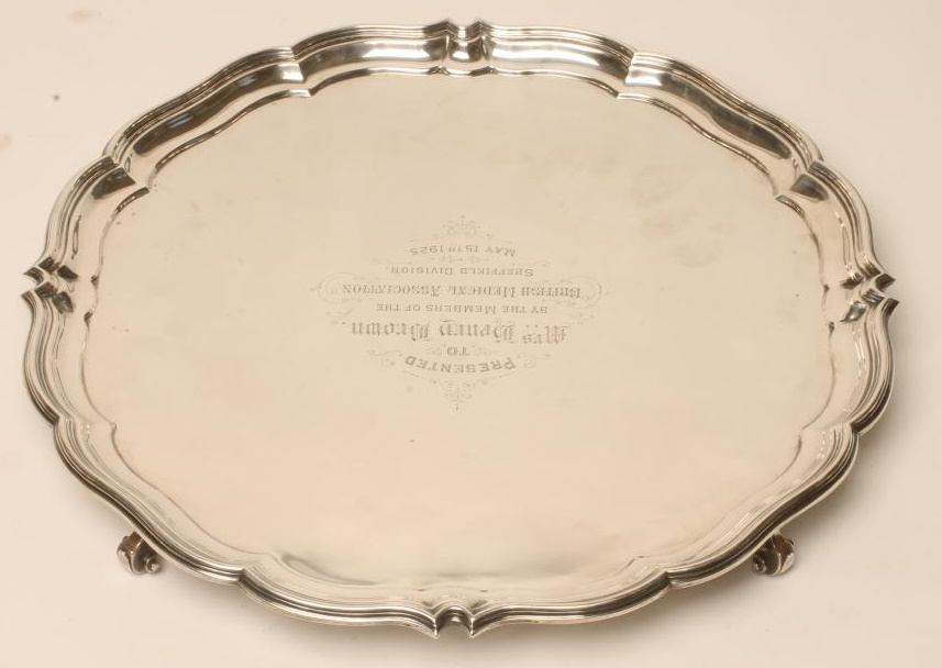 A SILVER SALVER Image