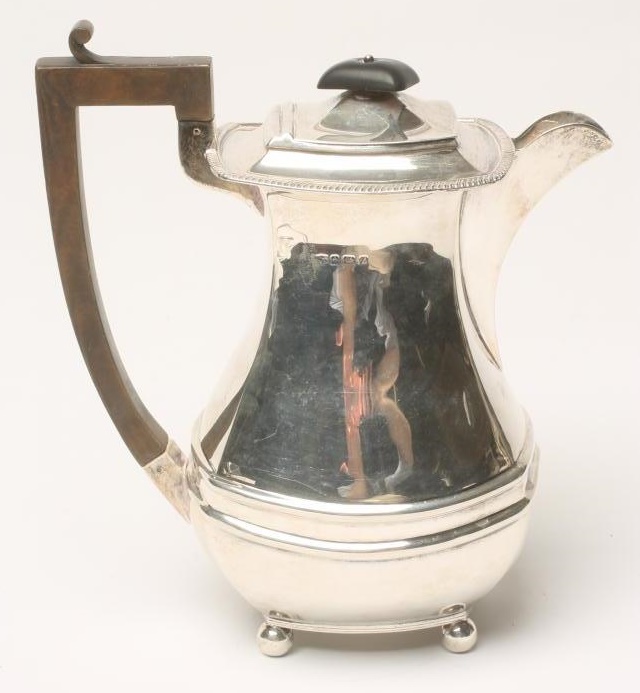 *A SILVER COFFEE POT Image