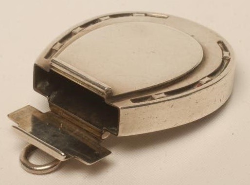 A LATE VICTORIAN SILVER NOVELTY VESTA Image