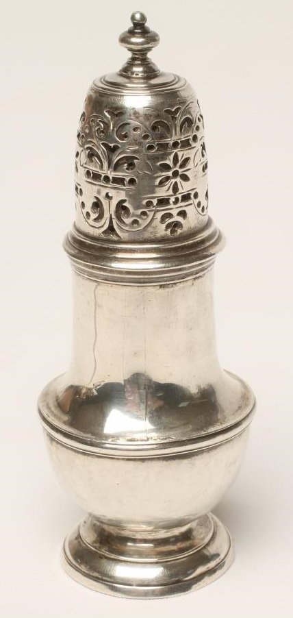 A GEORGE II SILVER MUFFINEER Image