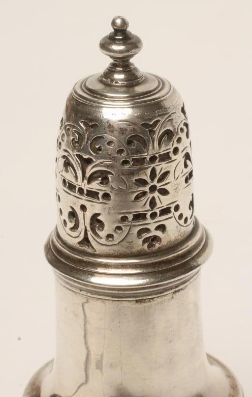 A GEORGE II SILVER MUFFINEER Image