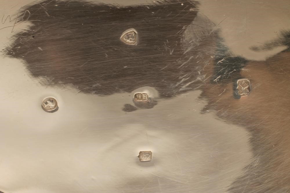 A VICTORIAN SILVER TEAPOT Image