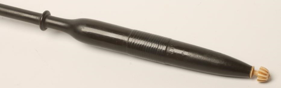 A DANISH SILVER PUNCH LADLE Image