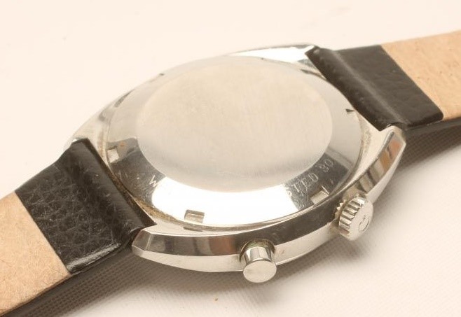 A GENTLEMAN'S OMEGA "CHRONOSTOP" WRISTWATCH Image