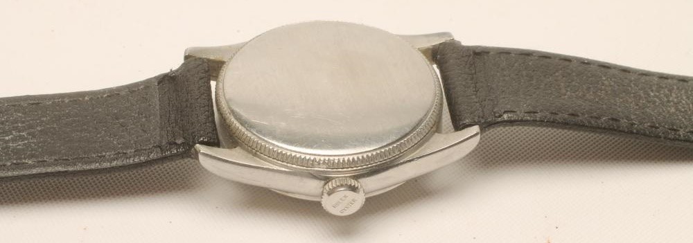 A MID-SIZE ROLEX OYSTER PRECISION STAINLESS STEEL WRISTWATCH Image