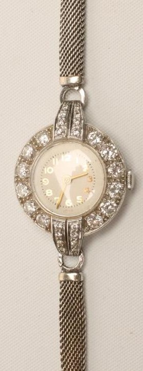 A DIAMOND COCKTAIL WATCH Image