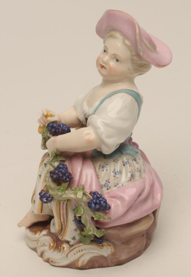 A MEISSEN PORCELAIN FIGURE Image