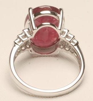 A RUBY AND DIAMOND DRESS RING Image